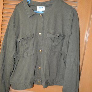 Old Navy XXL Army Green Jacket
